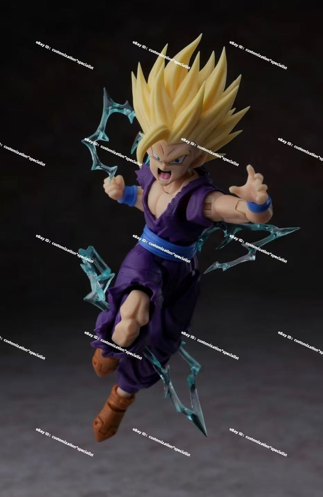 custom 1/12 SSJ2 Gohan shf kid gohan Body Lightning Effect Component NO Figure