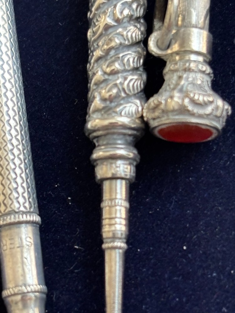 STERLING ,SILVER,SET OF PENCIL (3)