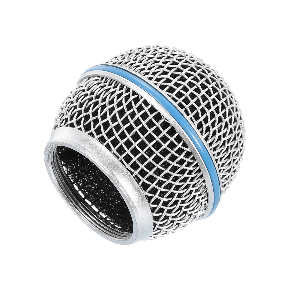 Mesh Microphone Grill Head for SM58 Wired Microphone Ball Head Replace Mic