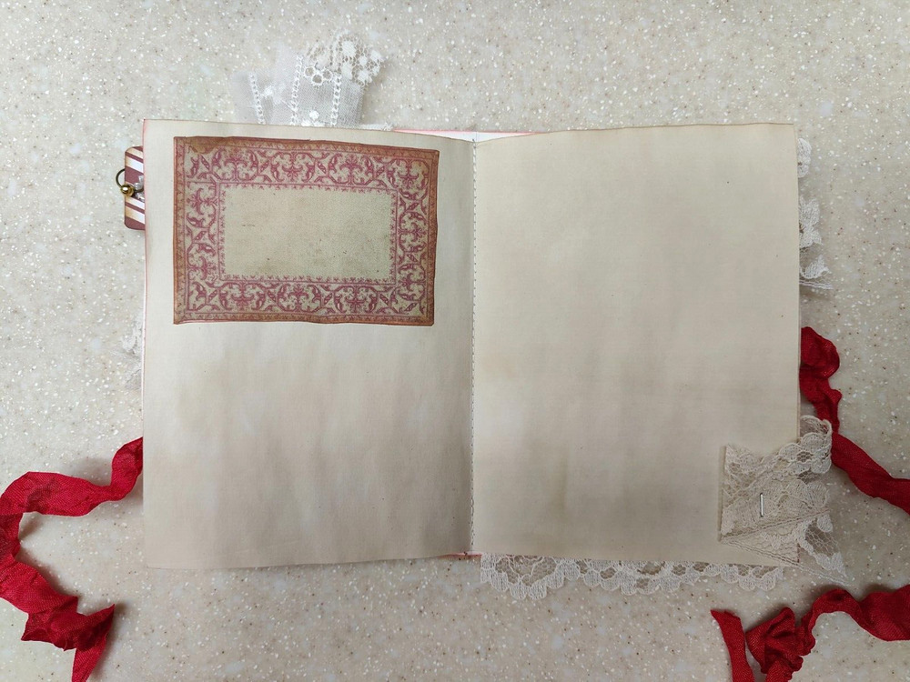 Candy Cane Christmas Card Journal 🎄 Handmade