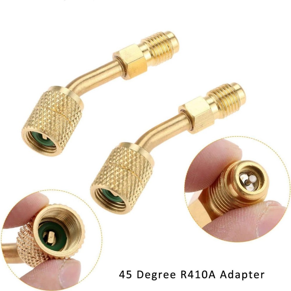 1 Set R410A Adapter Kit Mini Split Adapter 5/16 -1/4 Coupler High Quality