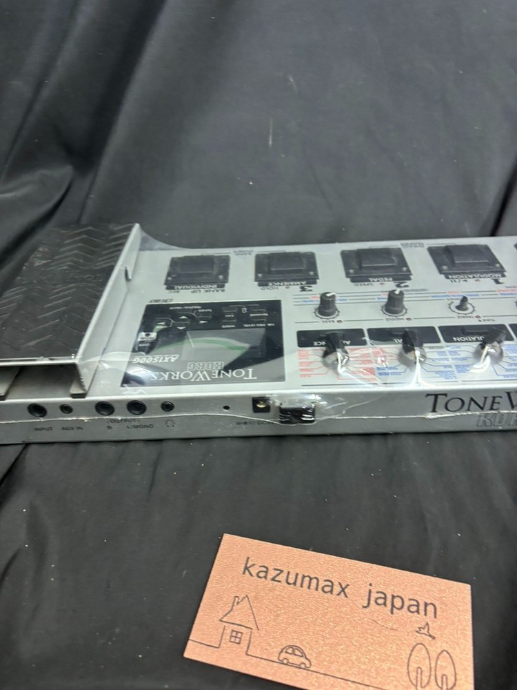 Korg AX1500G Guitar Multi Effects Processor Amp Modeling Expression Pedal Tested