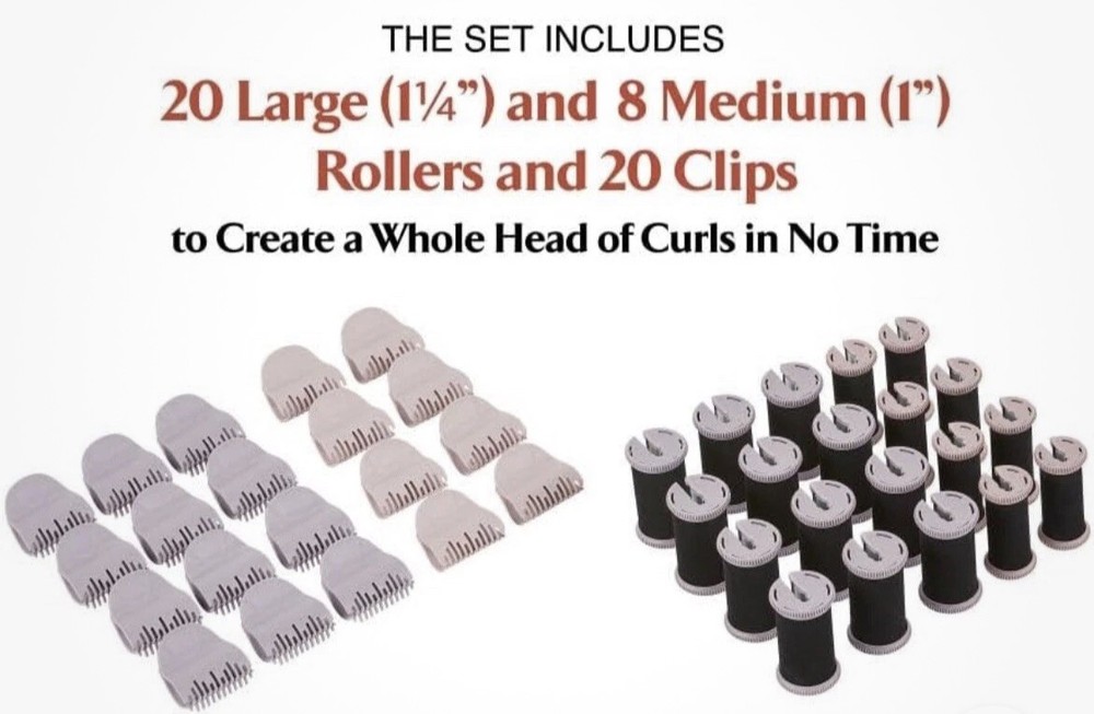 Remington T Studio 20 Rolls Enough For While Head 12 Large & 8 Medium