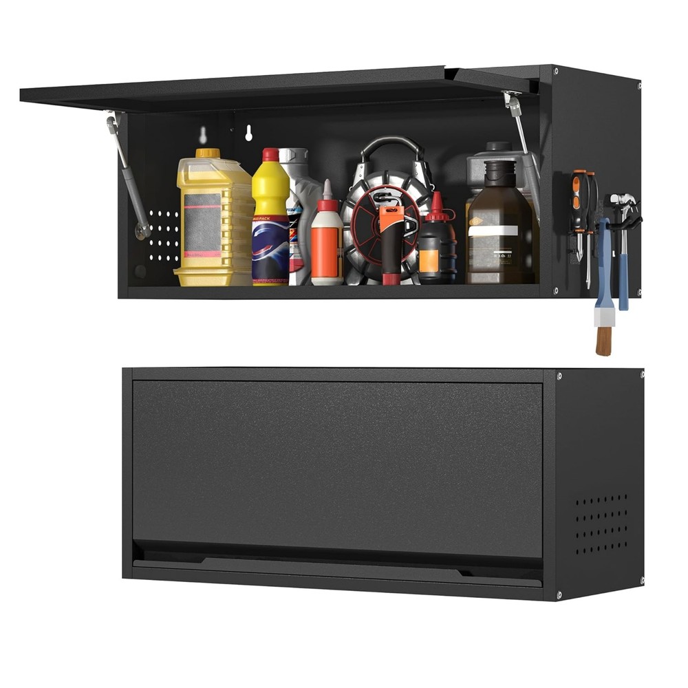 8 Pcs Garage Workshop Set Garage Storage Cabinet System Rolling Cabinet Shelving