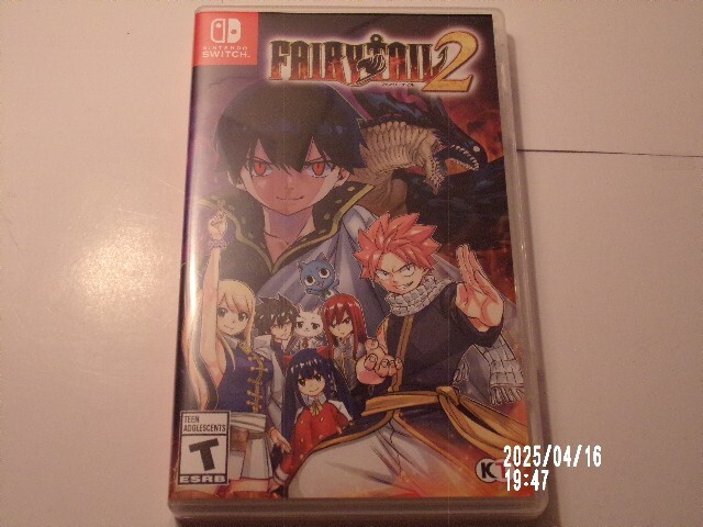 Fairy Tail 2 - Nintendo Switch / Case ONLY / No Game / Authentic USA / Fast Ship
