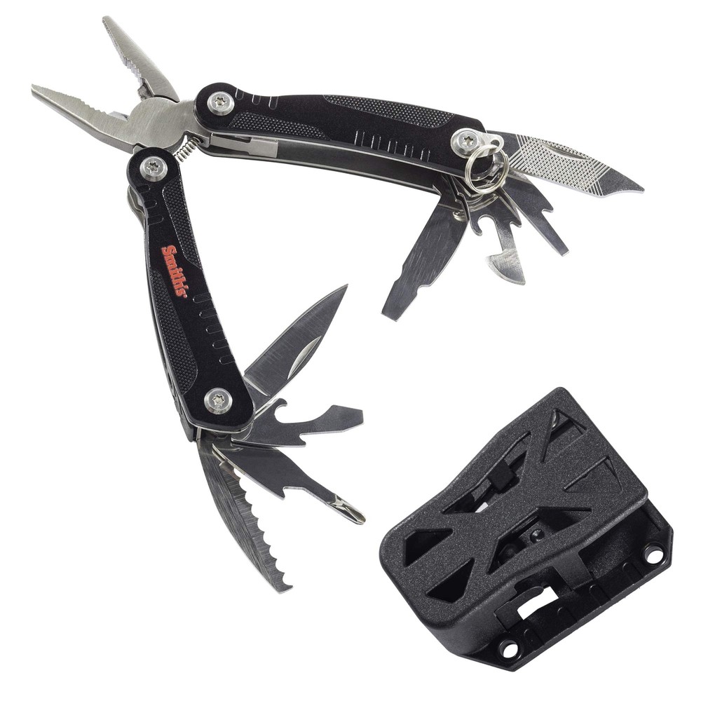 SMITH'S 51261 3IN 12-1 MULTITOOL AND HARD CASE BLACK