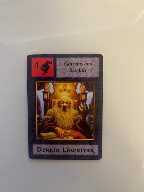 Dragonlance Fifth Age 1996 TSR Fate deck card