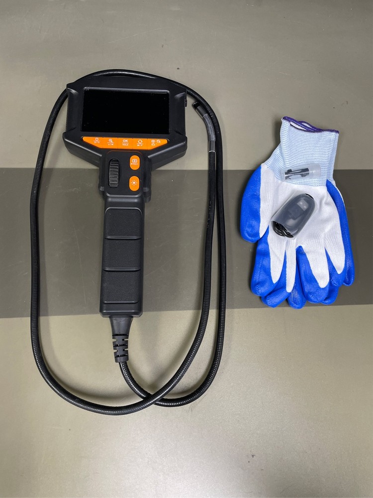 Two-Way Articulating Borescope Camera with Light: Industrial Endoscope Inspectio