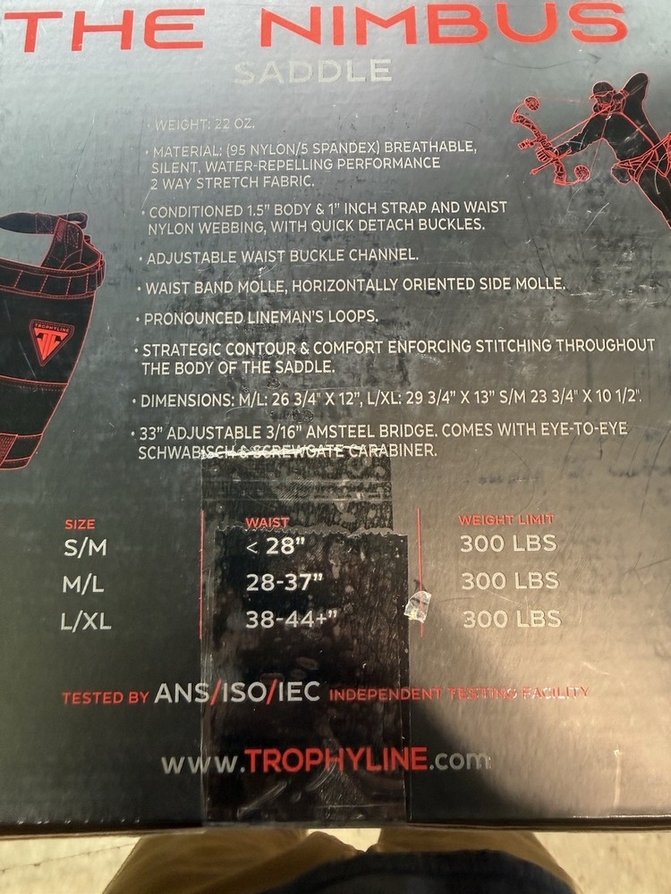 TrophyLine The Nimbus Saddle Medium Large