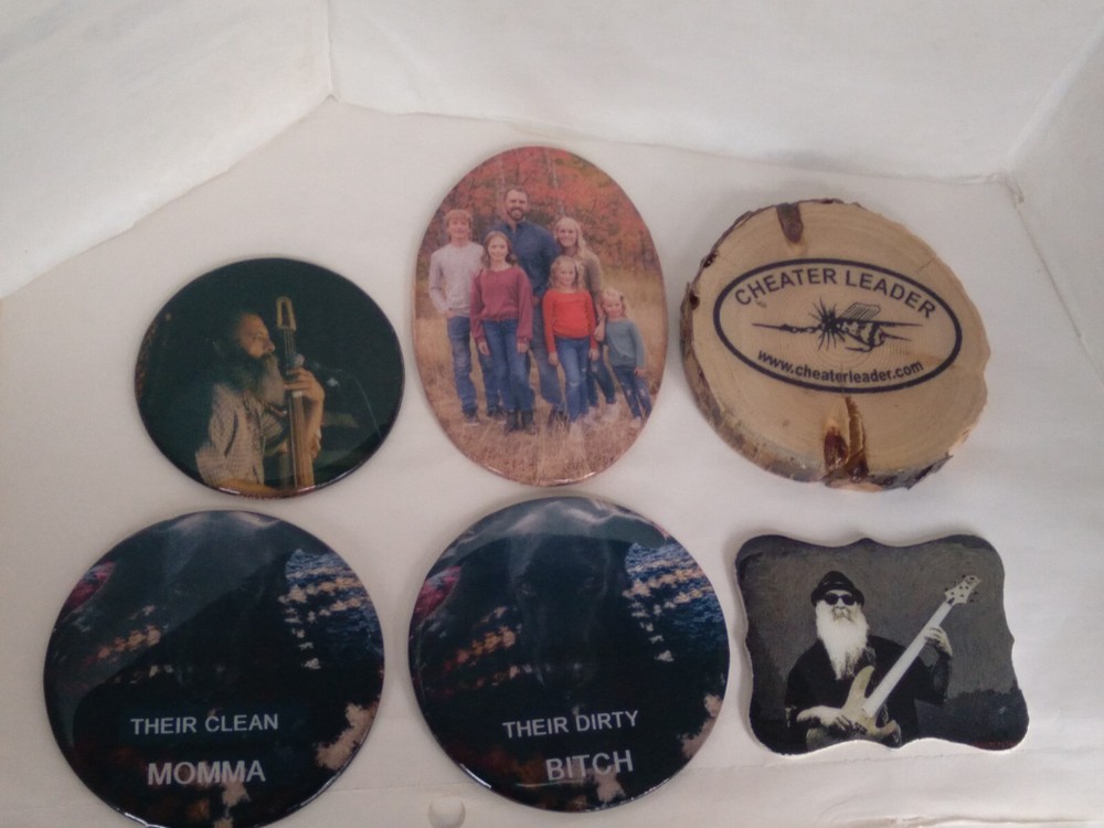 Custom Personalized/Memorabilia/ Memorial High Epoxy Magnets. Sold As Each