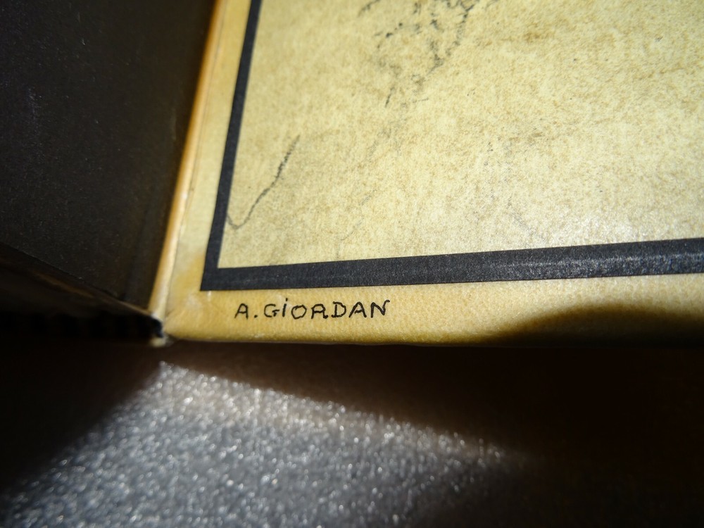 Montesquieu - Les Romains Unique Binding Marble Parchment Signed Giordan 1957