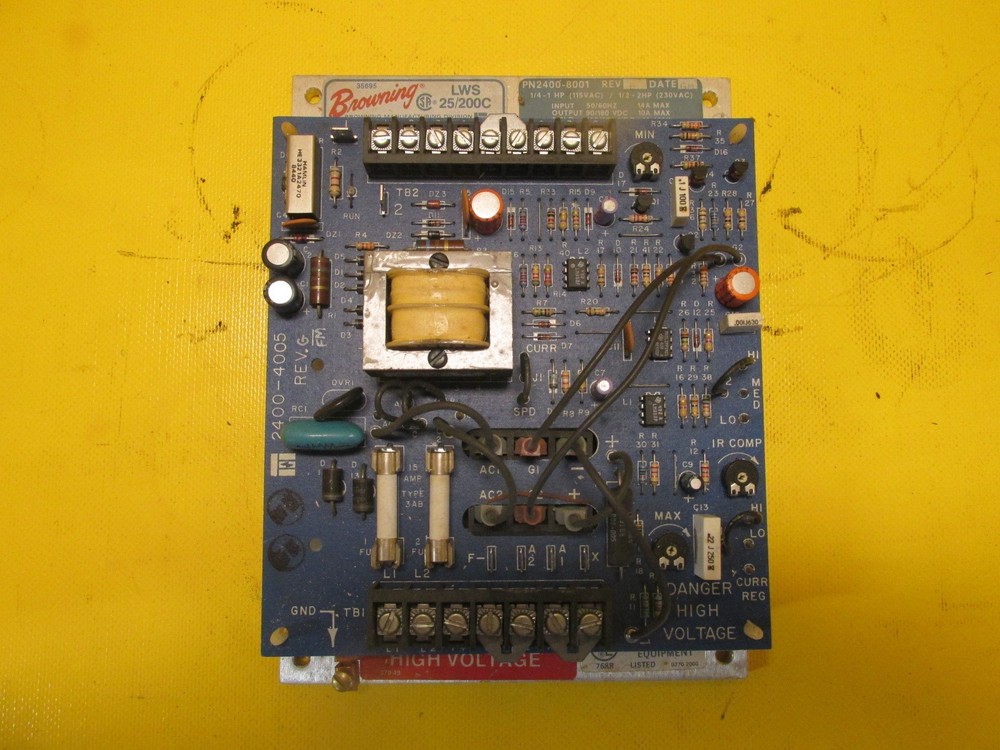 Browning DC Variable Speed Control Board LWS 25/200C