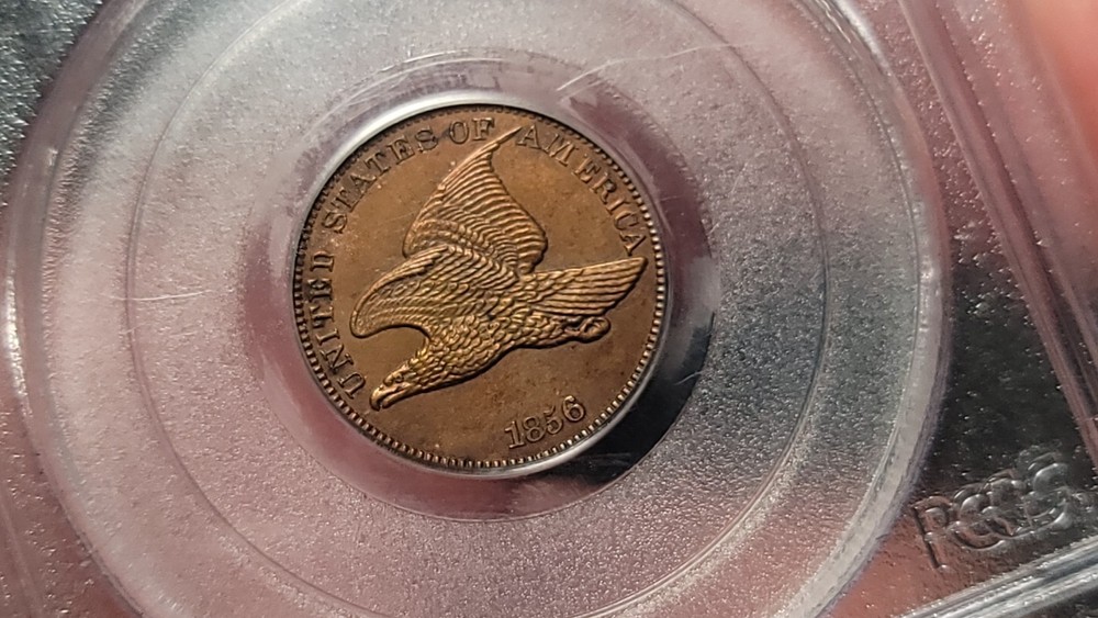 1856 Flying Eagle Cent 1C PCGS PR63 Proof Key Date Type Coin