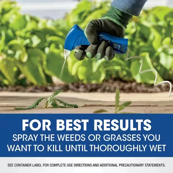 Roundup Weed and Grass Killer with Trigger Sprayer, Exclusive Formula - 1 Gal.