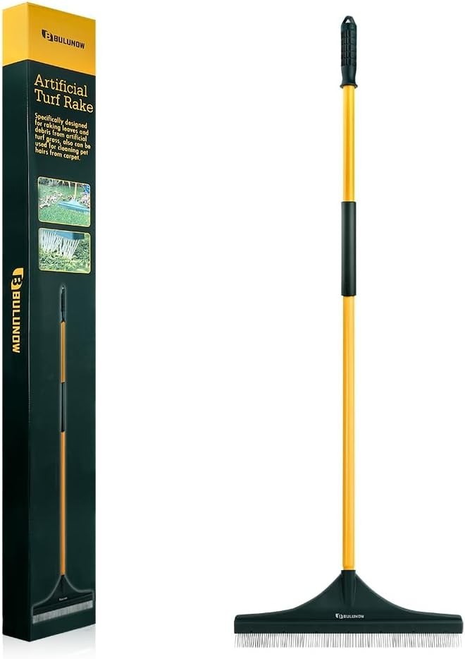 Effortless Cleaning with 55-Inch Turf Rake – Quick Installation and Lightweight