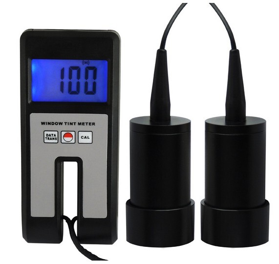 Window Tint Meters Light Transmission Meter with Range 0%~100% Resolution 0.1