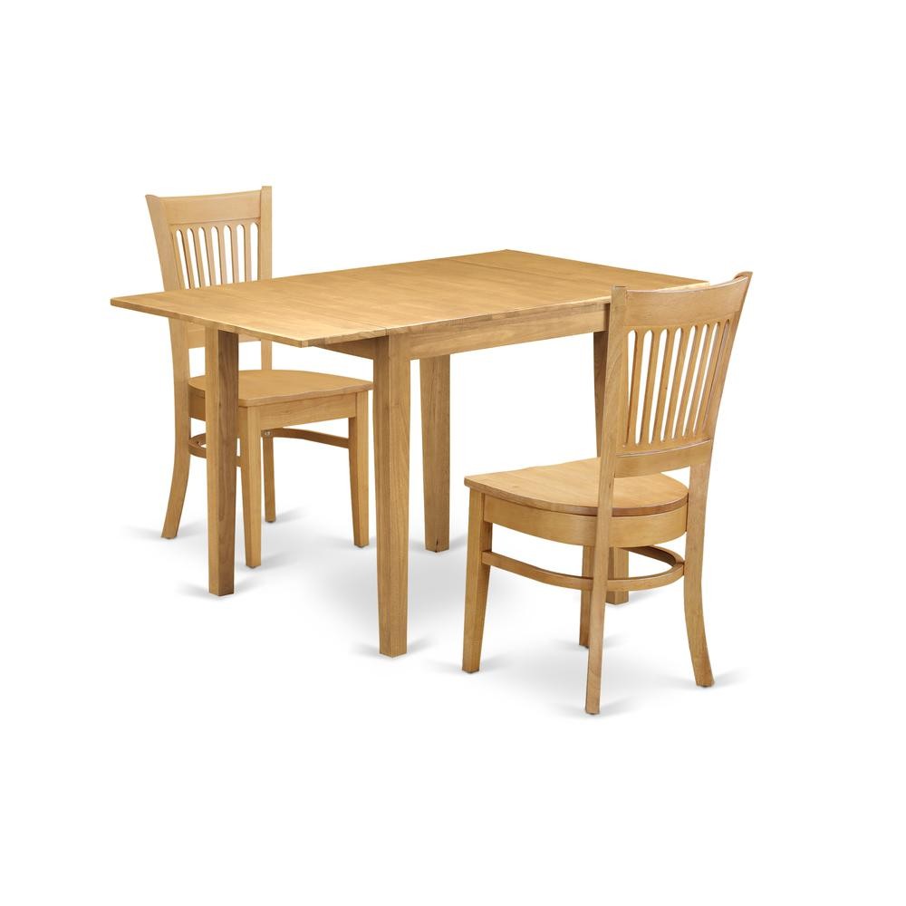 Dining Room Set Oak, NDVA3-OAK-W