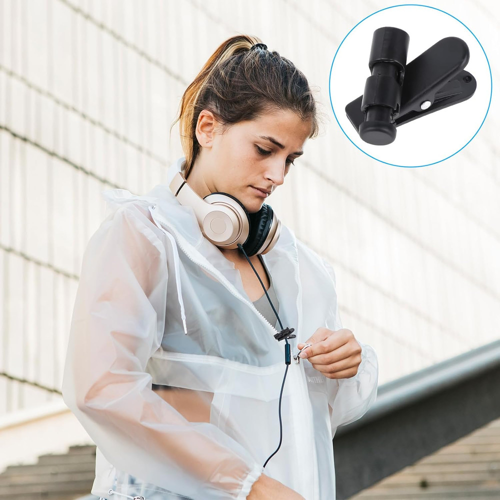 5 Pack Headphone Clips Headset Cable Clips for Earphone Wire Clips Cable Cord Cl