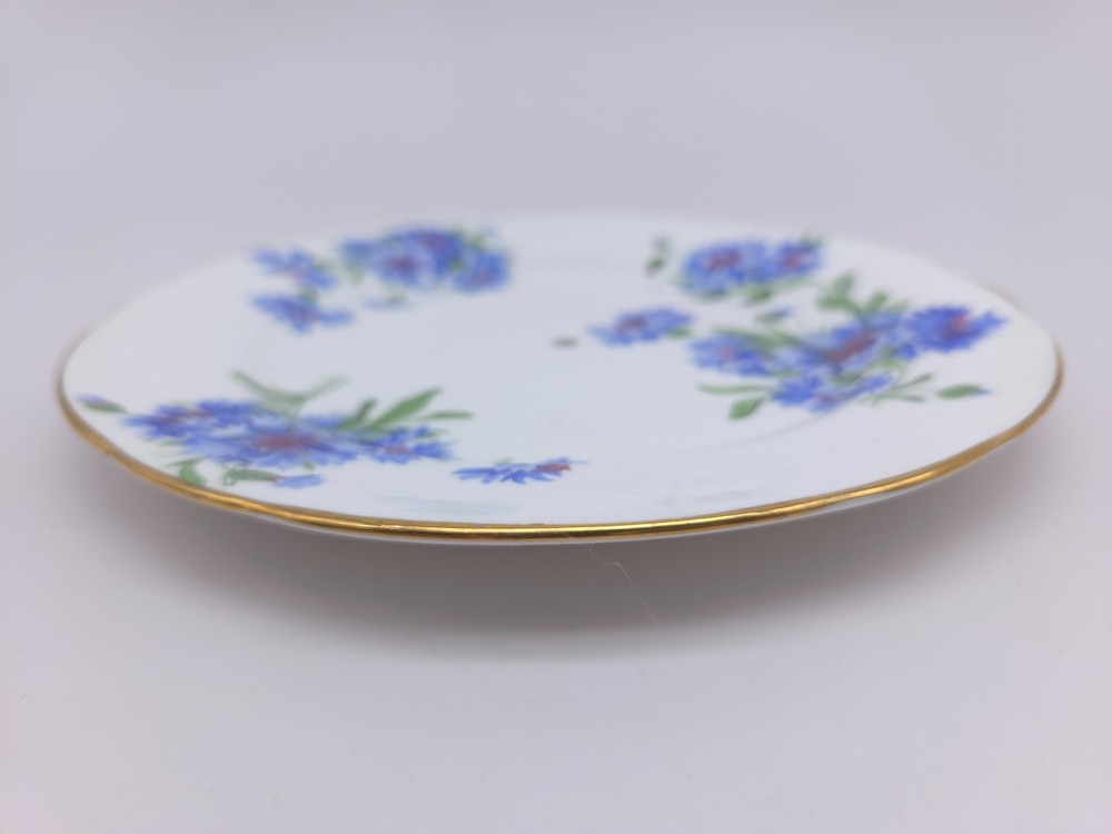 Vintage Hammersley Cornflower Cake Stand Plate (No handle)