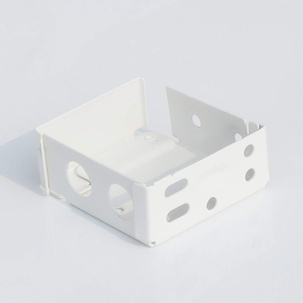 2pcs Box Mounting Bracket for High Profile Blinds 2inch White Color Window Bl...