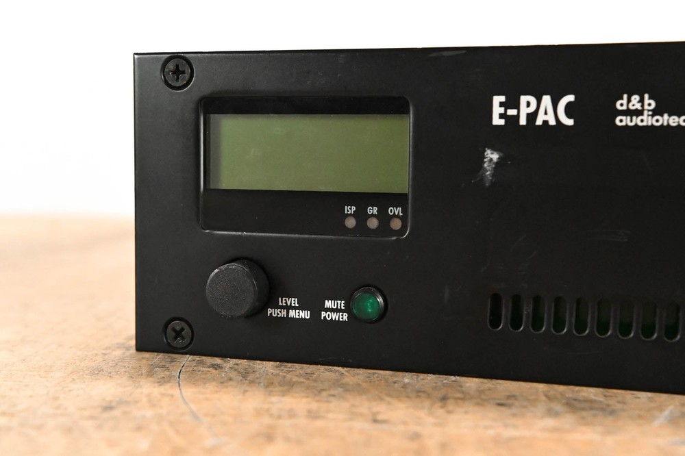 d&b audiotechnik E-PAC Single-Channel Power Amplifier Controller CG01V52