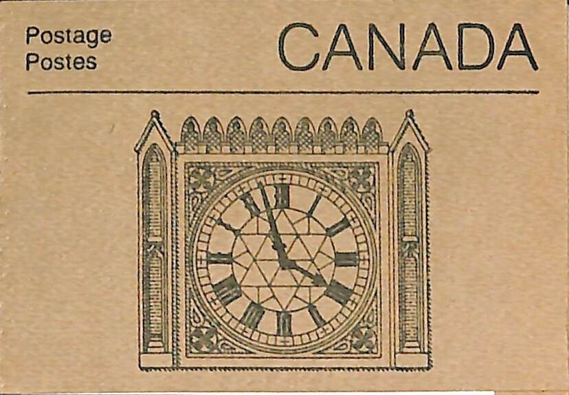 Canada - Booklet BK92b - Harrison Paper - 1987