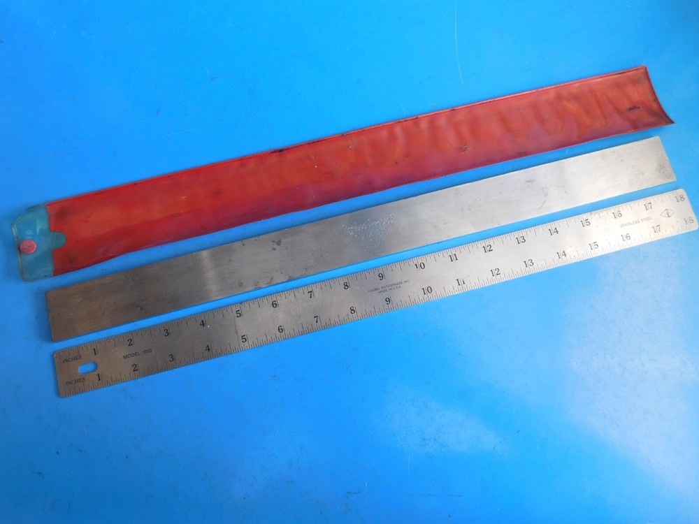USED,  BLUE POINT TOOLS  "18 IN. STRAIGHT EDGE"   , PART #GA438
