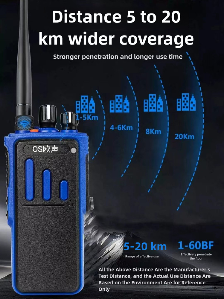 OS对讲机双向语音对讲器高功率户外工地酒店物业