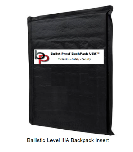 Bullet Proof Backpack Multicam School Protection Level IIIA Tactical Armor Work