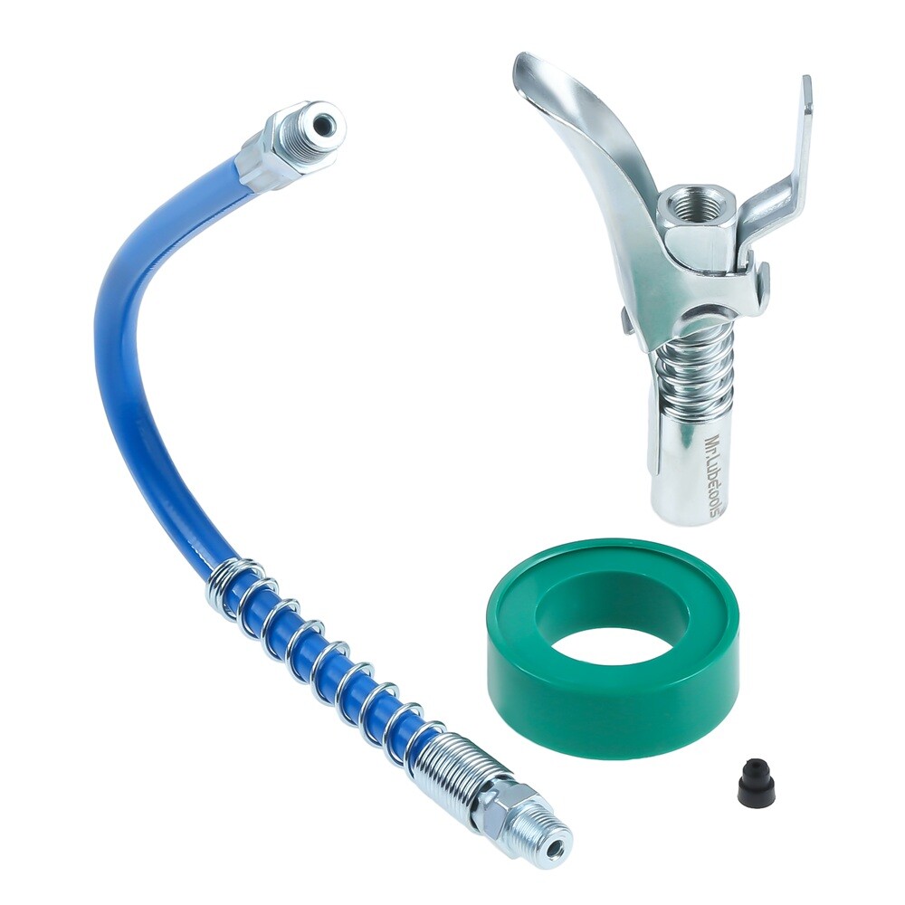 1Pc Grease Gun Explosion Proof Hose Material Strap Grease Tool Grease Coupler