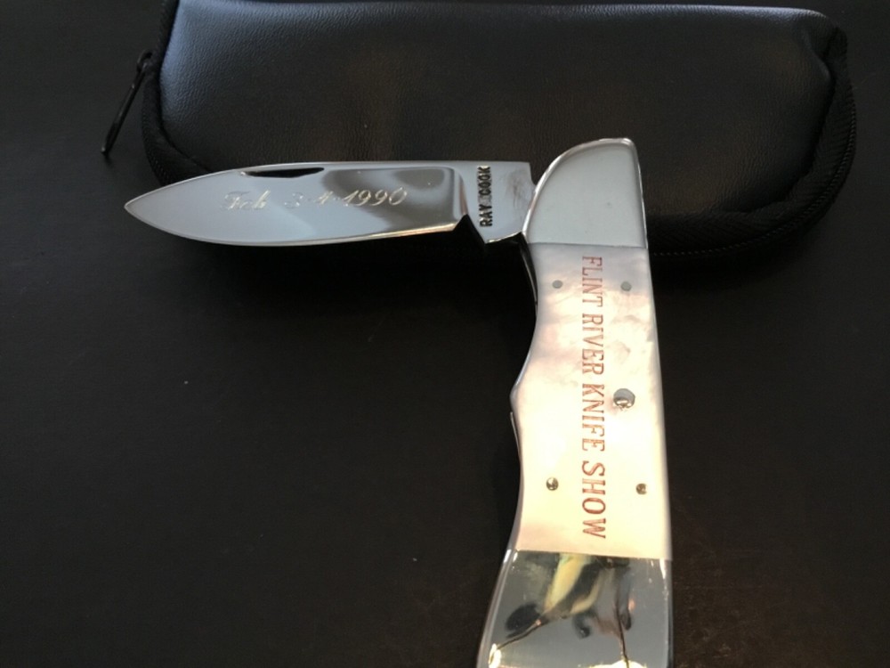 Custom Ray Cook Master Smith MOP Slipjoint Folder Folding Knife