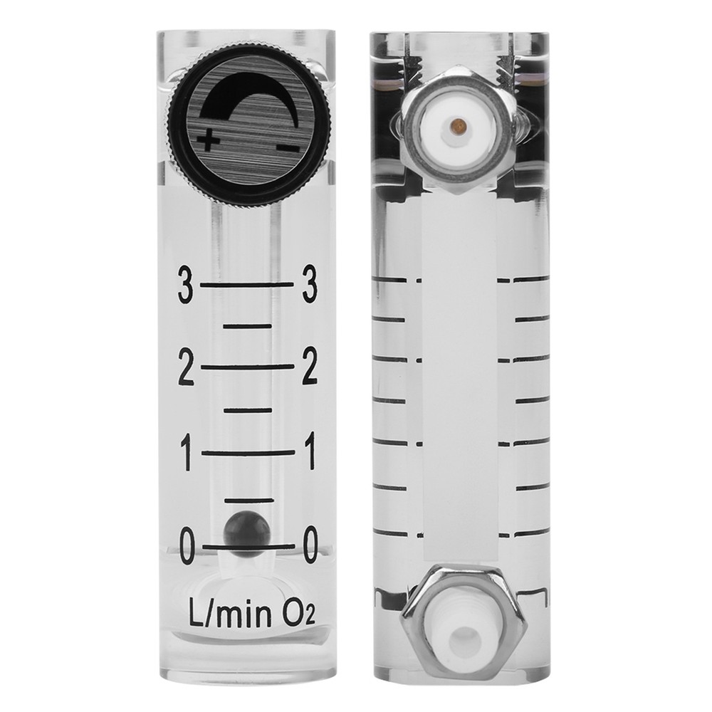 2 Meter 0-3LPM Meter With Control Valve For Oxygen/Air/Gas♡