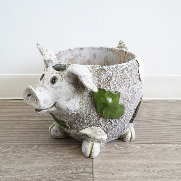 Pig Planter Gardening Pot, Size 3 (9cm)