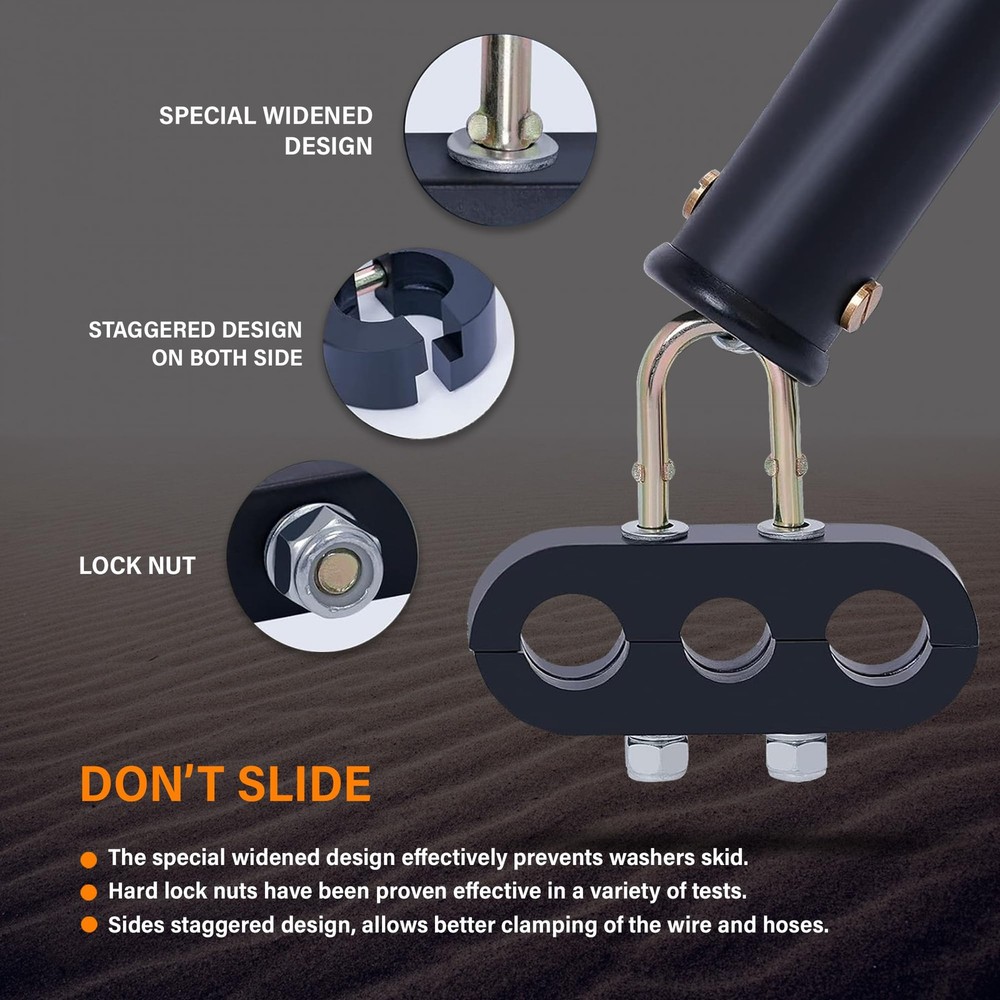 TORQUE 25" Single Tender Spring Kit Assembly Hanger Tracker Holder with Hose
