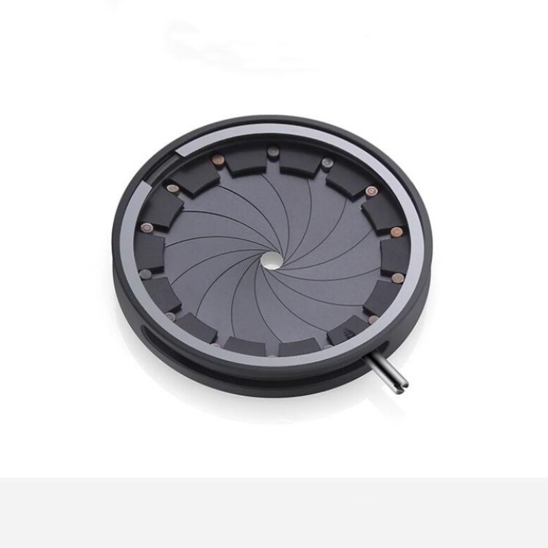 Adjustable diaphragm mechanical iris 1.5-25mm aperture camera microscope module