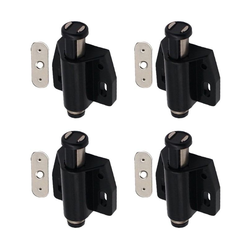 Closure with Strong Magnet Spring Loaded Door Catch 4 Pack