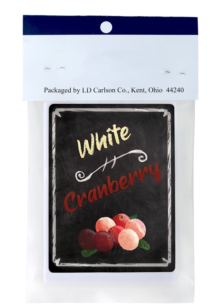 White Cranberry Wine Labels 30/Pack Mist Collection
