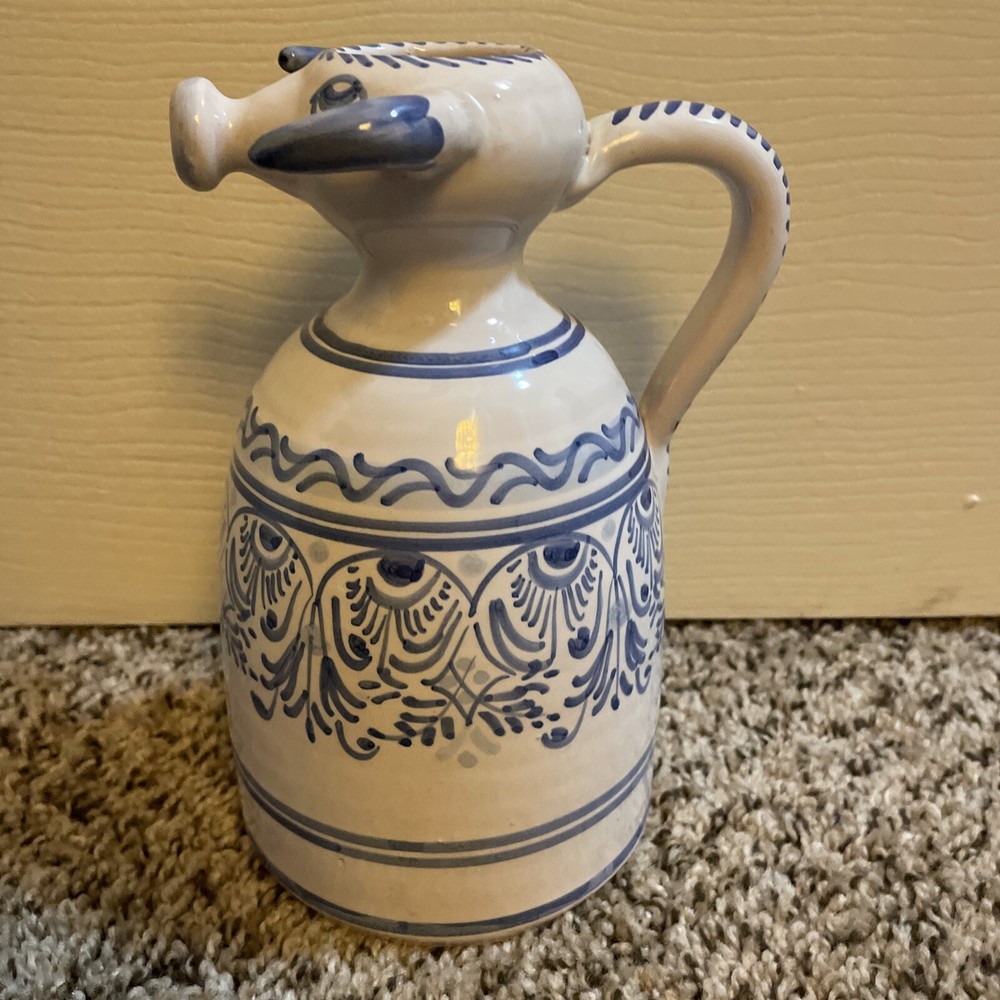 VINTAGE SPAIN/ Espana BULL PITCHER UNSIGNED 8.25”