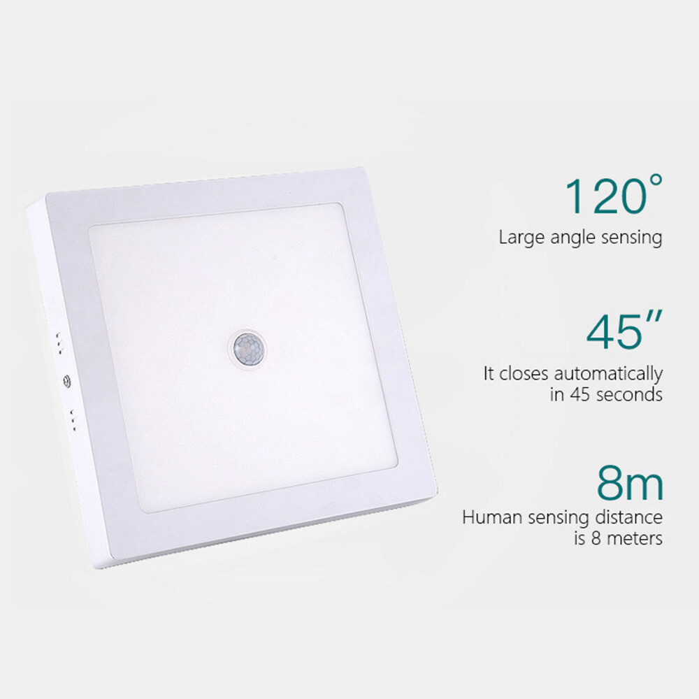 15W 25W 30W PIR Motion Sensor Led Panel Light Ceiling Down Lamp Bulb 110V 220V