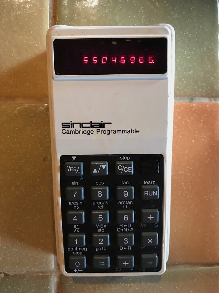 Sinclair Cambridge Programmable Calculator & Program Library books