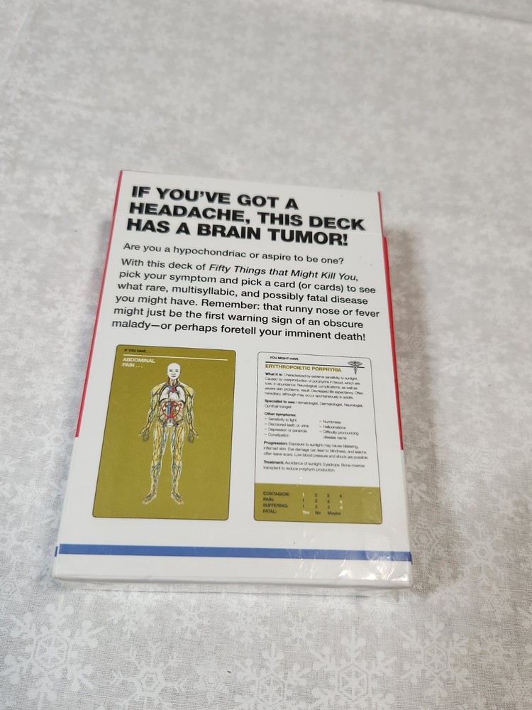 Fifty Things That Might Kill You-The Self-Diagnosis Deck for Hypochondriacs