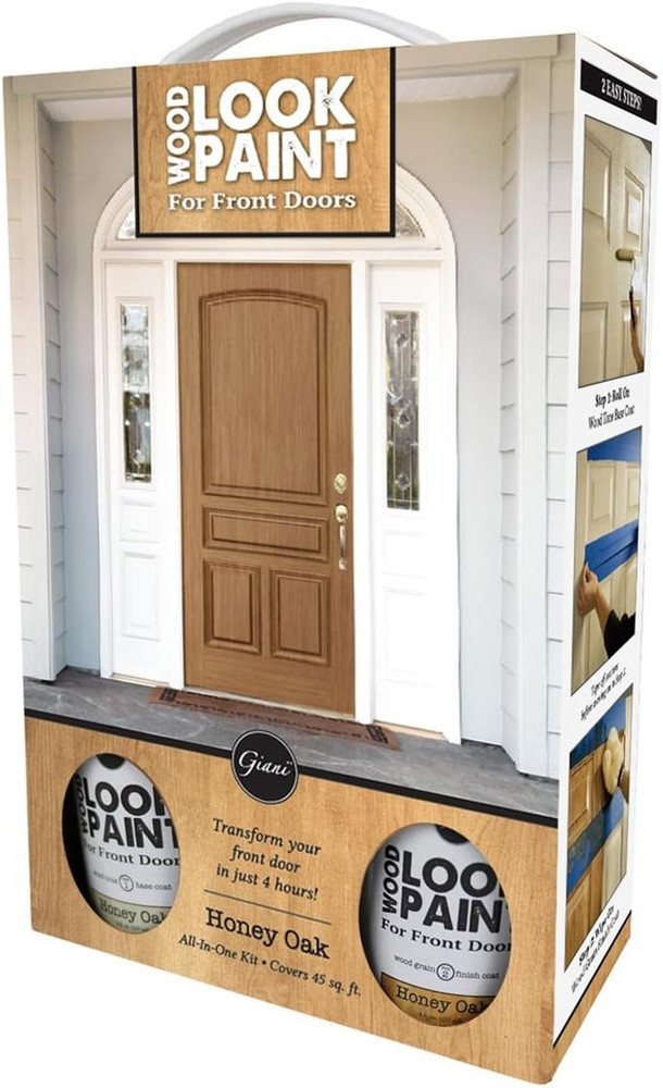 Wood Look Paint Kit for Front & Interior Doors (Honey Oak)