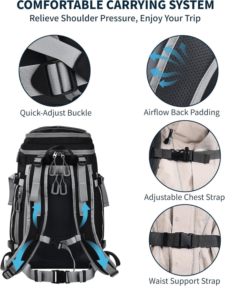 Ski Boot Bag Waterproof, expandable Helmet Compartment