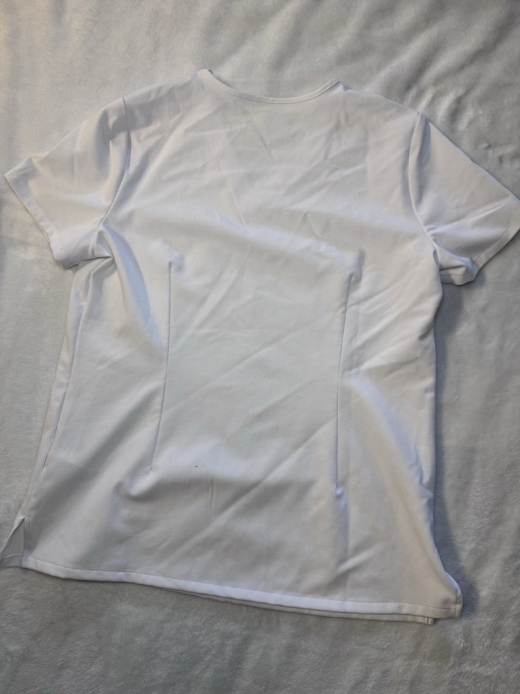 Figs Scrub Top In White Size Small