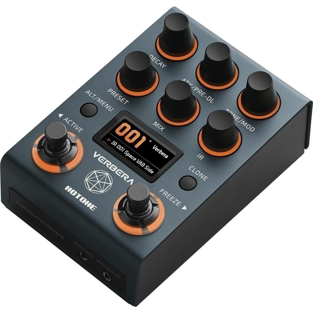 Hotone Verbera NC-200 Convolution Reverb Effects Processor (power supply...