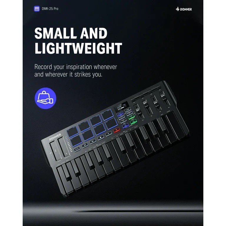 Donner DMK-25 PRO MIDI Keyboard Controller