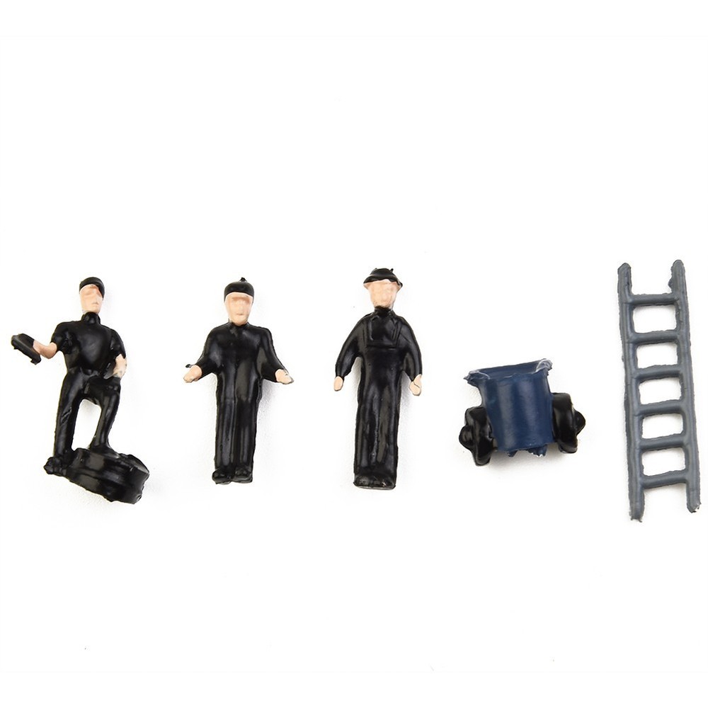 27Pcs/set Model Train Railway Worker People Figures Diorama Layout Scale 1:87