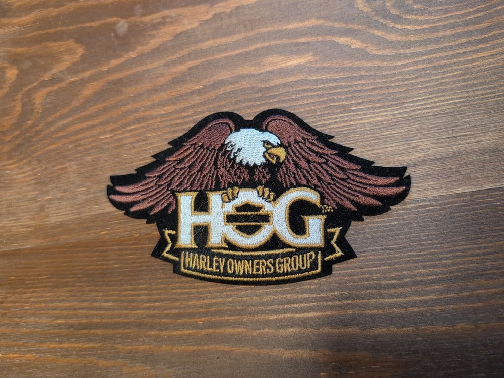 Harley Eagle Patch 3x5in Harley Owners Group