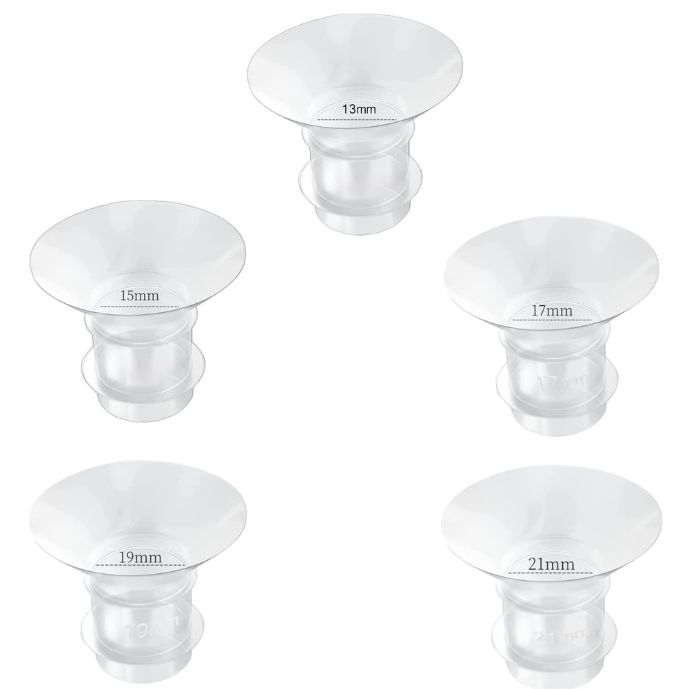 Flange Inserts 13/15/17/19/21mm 5size-flange insert, Transparent
