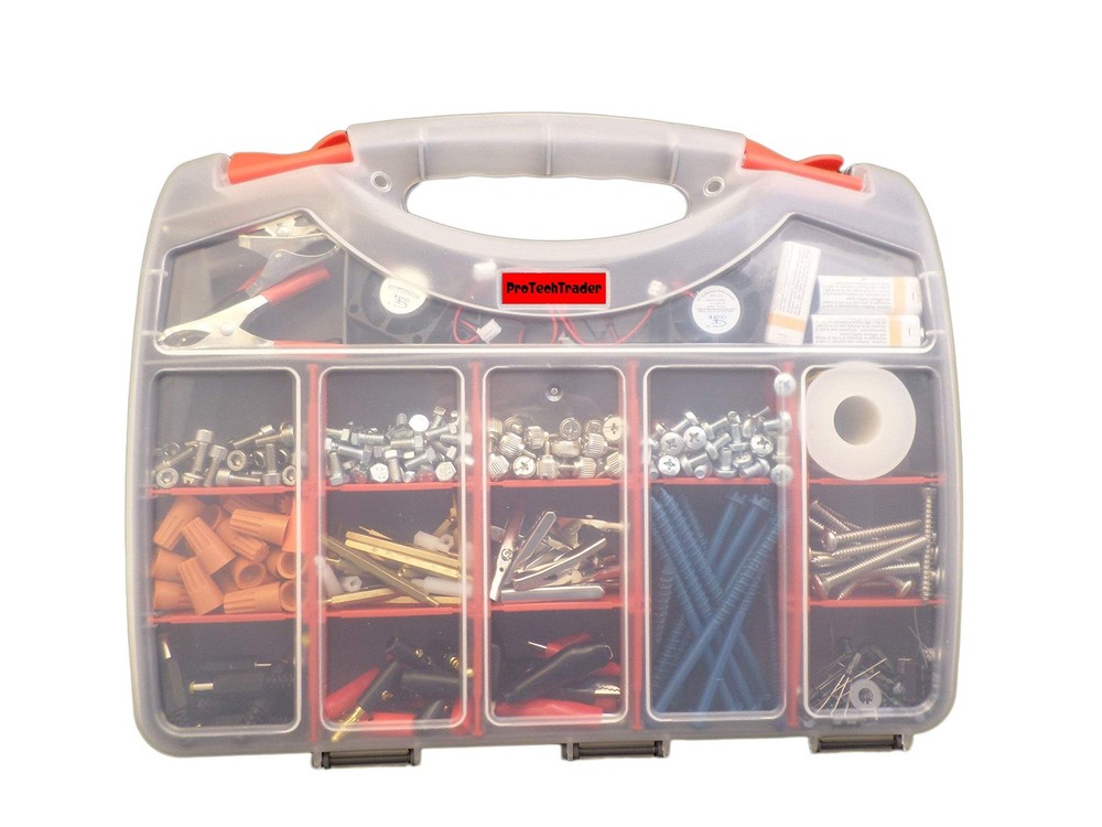 36 Compartment Double Sided Organizer Box: Tackle, Craft, Tool Storage Case